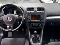 Usata VW Golf VI 122 CV (89 kW) 2011 Nero Utilitaria