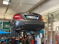 Usata Mercedes C220 AMG 170 CV (125 kW) 2011 Grigio Coupé
