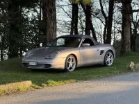 Usata Porsche Boxster 228 CV (167 kW) 2003 Grigio Cabrio