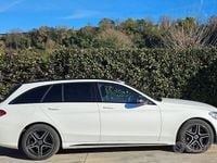 Usata Mercedes C300 AMG 245 CV (180 kW) 2019 Bianco Station wagon