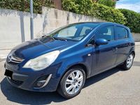 Usata Opel Corsa 85 CV (62 kW) 2012 Blu Berlina