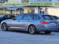 Usata BMW 520 Sport Line 190 CV (139 kW) 2018 Grigio scuro Station wagon