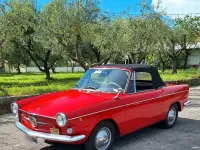 Usata Fiat 600D 30 CV (22 kW) 1960 Rosso Cabrio