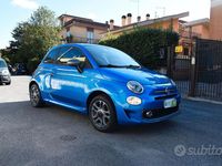 Usata Fiat 500 S 69 CV (50 kW) 2018 Celeste Utilitaria
