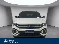 Usata VW T-Roc R-line 110 CV (80 kW) 2023 Bianco / pastello SUV