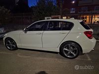 Usata BMW 116 Sport Line 116 CV (85 kW) 2012 Bianco Utilitaria