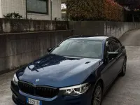 Usata BMW 520 Sport Line 184 CV (135 kW) 2019 Blu/azzurro Berlina