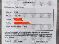 Usata Fiat 127 1980 Rosso
