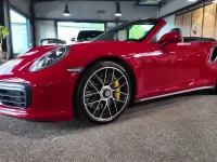 Usata Porsche 911 Turbo S Cabriolet 580 CV (426 kW) 2017 Rosso Cabrio