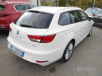 Usata Seat Leon ST Business 110 CV (80 kW) 2017 Bianco Station wagon