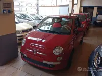 Usata Fiat 500 Pop 69 CV (50 kW) 2009 Rosso Cabrio