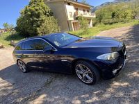 Usata BMW 530 Sport Line 258 CV (189 kW) 2012 Blu Station wagon