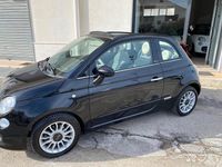 Usata Fiat 500C Lounge 95 CV (69 kW) 2011 Nero Cabrio