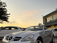 Usata Mercedes SLK200 163 CV (119 kW) 2008 Grigio Cabrio
