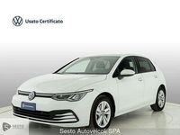 Usata VW Golf VIII Life 110 CV (80 kW) 2021 Bianco Berlina