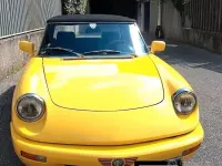 Usata Alfa Romeo Spider 117 CV (86 kW) 1992 Giallo Cabrio