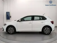 Usata VW Polo Life 95 CV (69 kW) 2023 Bianco Utilitaria