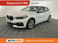 Usata BMW 118 Advantage 136 CV (100 kW) 2022 Bianco Utilitaria