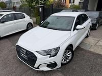 Usata Audi A3 Advanced 150 CV (110 kW) 2021 Bianco Berlina