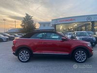 Usata VW T-Roc Cabriolet Style 150 CV (110 kW) 2020 Rosso Cabrio