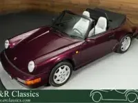 Usata Porsche 911 Carrera 4 Cabriolet 250 CV (183 kW) 1990 Viola Cabrio
