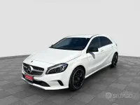 Usata Mercedes A180 109 CV (80 kW) 2018 Bianco Berlina