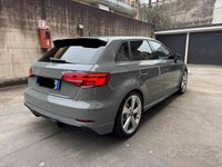 Usata Audi A3 S-Line 150 CV (110 kW) 2019 Grigio Berlina