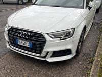 Usata Audi A3 S-Line 150 CV (110 kW) 2017 Bianco Berlina