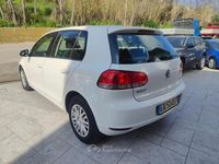 Usata VW Golf VI Comfortline 102 CV (75 kW) 2010 Bianco Utilitaria