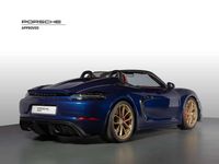 Usata Porsche 718 Spyder 420 CV (308 kW) 2023 Blu genziana metallizzato Cabrio