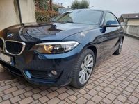 Usata BMW 218 Luxury Line 136 CV (100 kW) 2015 Blu/azzurro Coupé