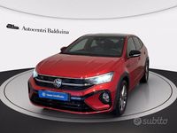Usata VW Taigo R-line 110 CV (80 kW) 2023 Rosso met tetto nero SUV