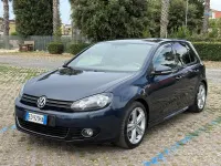 Usata VW Golf VI R-line 160 CV (117 kW) 2010 Blu Utilitaria
