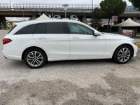 Usata Mercedes C220 170 CV (125 kW) 2017 Bianco Station wagon