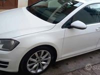 Usata VW Golf VII 110 CV (80 kW) 2013 Bianco Berlina