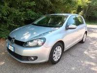 Usata VW Golf Sportsvan Comfortline 105 CV (77 kW) 2012 Argento Monovolume