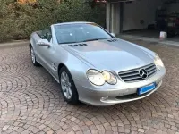 Käytetty Mercedes SL500 306 HP (225 kW) 2001 Hopea Avoauto