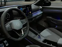 Nuova VW T-Roc R-line 150 CV (110 kW) 2026 Celestial blue metallizzato nero SUV