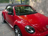 Usata VW Beetle Cabriolet Sportline 160 CV (117 kW) 2014 Rosso Cabrio