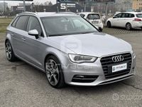 Usata Audi A3 Sportback Ambition 110 CV (80 kW) 2014 Grigio Utilitaria