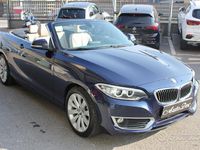 Usata BMW 220 Luxury Line 190 CV (139 kW) 2016 Blu Cabrio