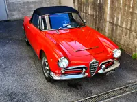 Usata Alfa Romeo Giulia 92 CV (67 kW) 1962 Rosso Cabrio