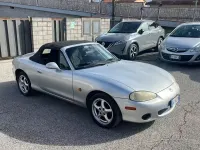 Usata Mazda MX5 110 CV (80 kW) 2001 Grigio Cabrio