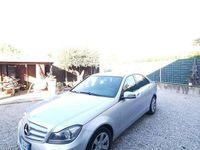Usata Mercedes C220 Avantgarde 170 CV (125 kW) 2012 Argento Berlina