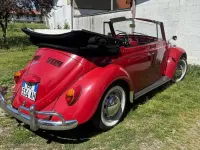 Usata VW Type 3 Karmann 54 CV (39 kW) 1967 Rosso Cabrio