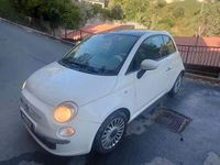 Usata Fiat 500 Lounge 2009 Bianco Cabrio