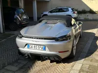 Usata Porsche 718 Spyder 420 CV (308 kW) 2020 Argento Cabrio