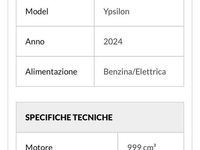 Usata Lancia Ypsilon 69 CV (50 kW) 2024 Bianco Utilitaria