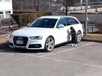 Usata Audi A4 S-Line 150 CV (110 kW) 2017 Bianco Station wagon