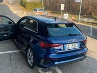 Usata Audi A3 S-Line 150 CV (110 kW) 2021 Blu Berlina